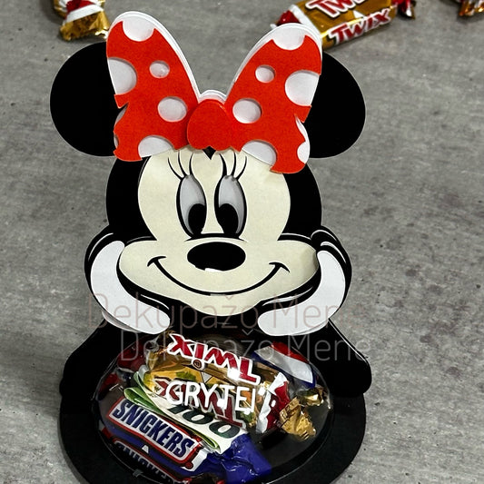 Minnie mouse - pinigams - saldainiams